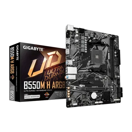 Gigabyte B550M H ARGB AMD AM4 DDR4 M-ATX Motherboard