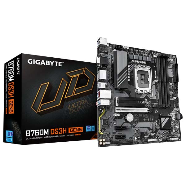 Gigabyte B760M DS3H GEN5 DDR5 INTEL LGA1700 M-ATX Motherboard