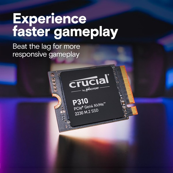 Crucial P310 2TB NVMe M.2 Gen4 2230 Internal SSD