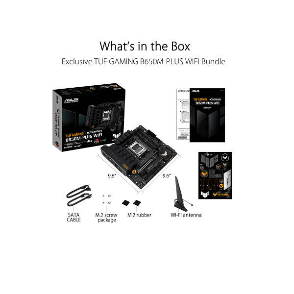Asus TUF Gaming B650M Plus WiFi AMD AM5 ATX motherboard