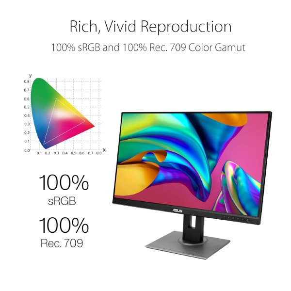 Asus ProArt PA278QGV 27-inch 2K 120hz IPS Panel 100% sRGB Professional Designer Monitor