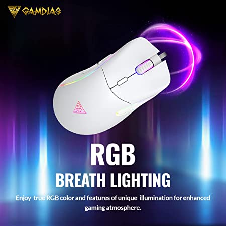Gamdias Hermes E4 3-in-1 Combo with RGB Mechanical Gaming Keyboard RGB Mouse and Mousepad (White)