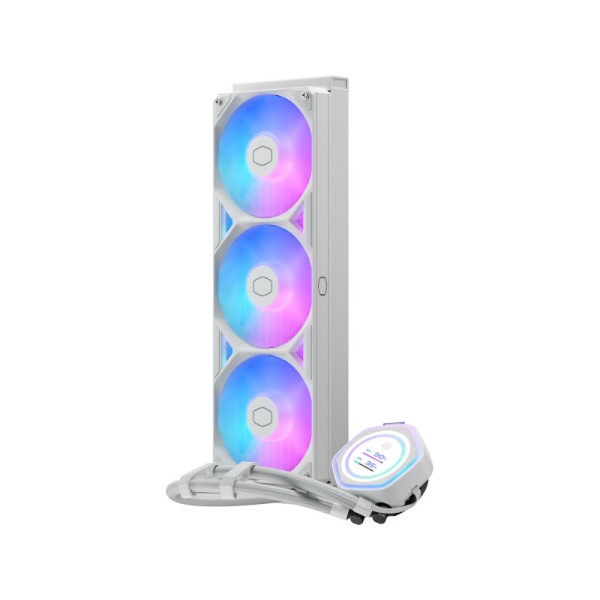 Cooler Master Masterliquid Atmos II 360 LCD White 360mm CPU Liquid Cooler (White)