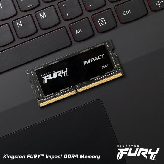 Kingston Fury Impact KF432S20IB/32 32GB (32GB x 1) DDR4 3200MHz SODIMM Laptop Memory