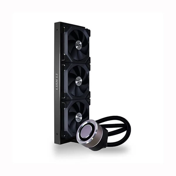 Lian Li Galahad 360 ARGB SL 120 UniFan Edition 360mm all-in-one CPU liquid cooler (Black).