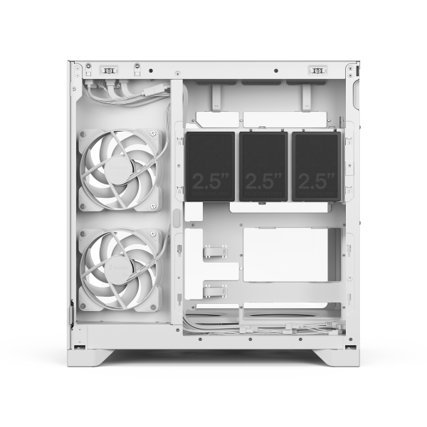 Fractal Design POP 2 Vision White RGB Tempered Glass Panel E-Atx Mid Tower Cabinet