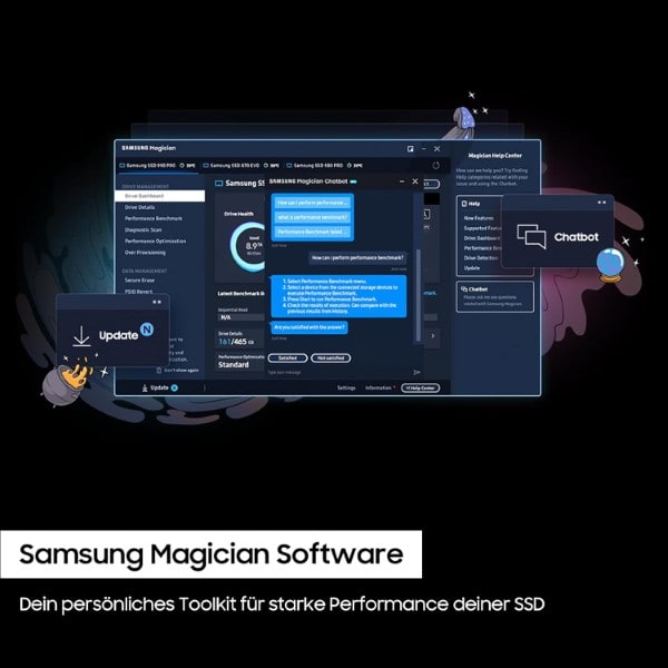Samsung 990 Pro 4TB NVMe M.2 Gen 4.0 Internal SSD (MZ-V9P4T0BW)