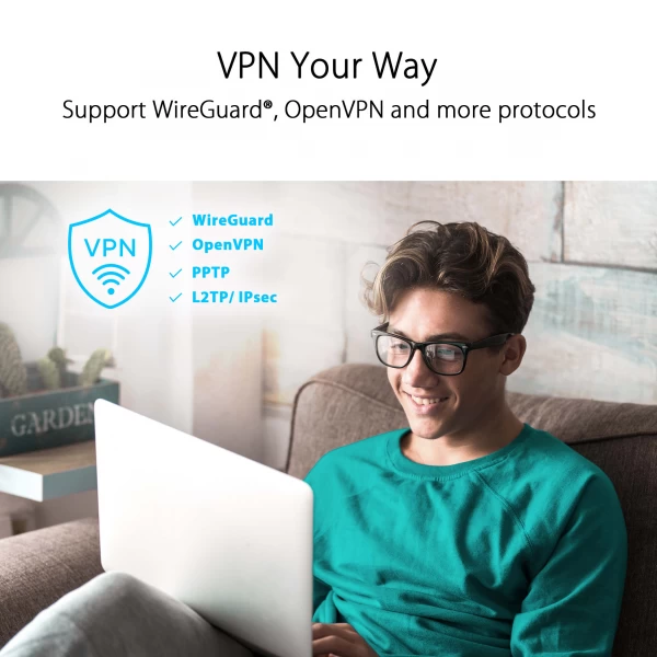 Asus RT-AX86U Pro (AX5700) Dual Band WIFI 6 Gaming Router with 2.5G port and AI Mesh