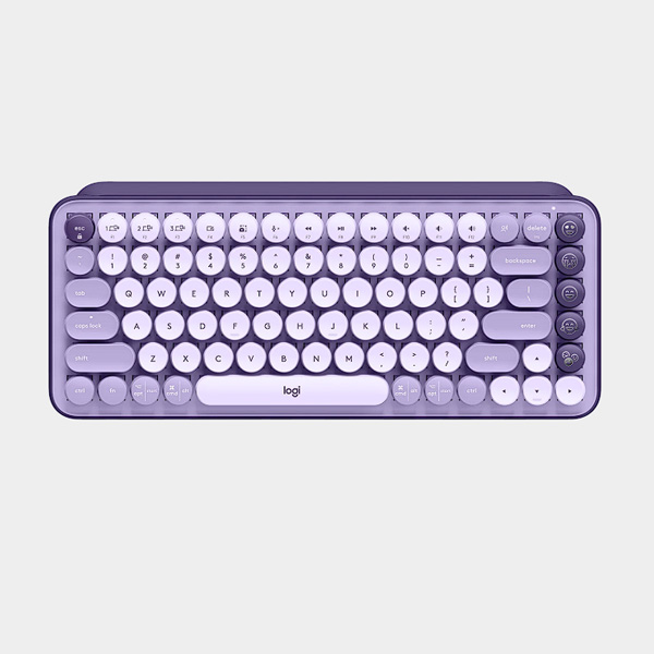 Logitech POP Keys Wireless Mechanical Keyboard(Cosmos)