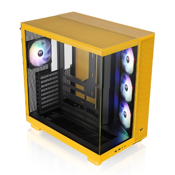 Thermaltake View 380 XL TG ARGB Bumblebee Edition Mid Tower Gaming Cabinet (Yellow)