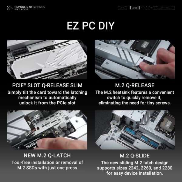 Asus ROG Maximus Z890 APEX Intel 15th Gen LGA 1851 ATX Motherboard (White)
