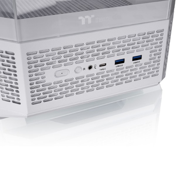 Thermaltake View 370 TG ARGB Mid Tower ATX cabinet (White)