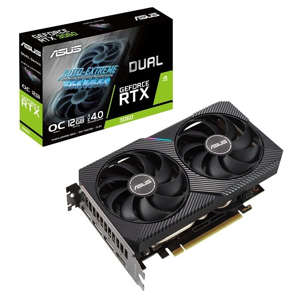 ASUS RTX 3060 12GB [DUALRTX3060-O12GV2] (oc oc edition)