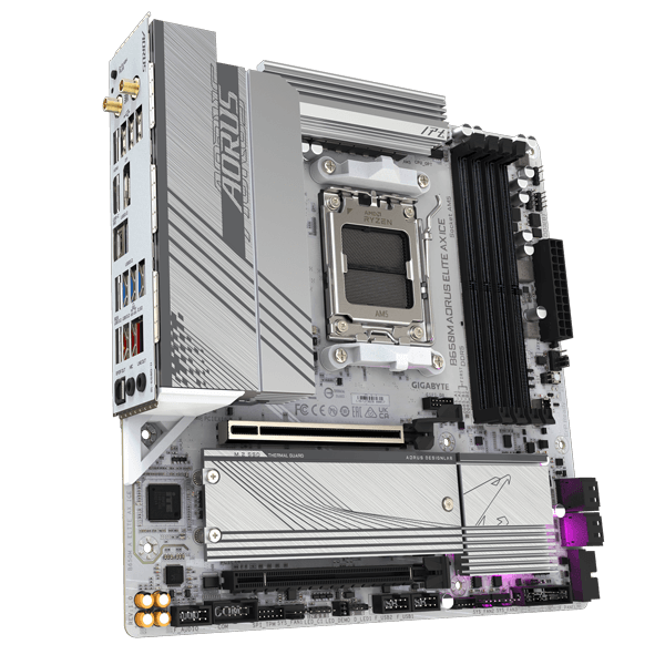 Gigabyte B650M Aorus Elite AX ICE WIFI AMD AM5 DDR5 M-ATX Motherboard