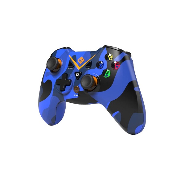 Cosmic Byte C3070W Nebula 2.4G Wireless Gamepad for PC/PS3 with Support for Windows XP/7/8/10 (Camo Blue)