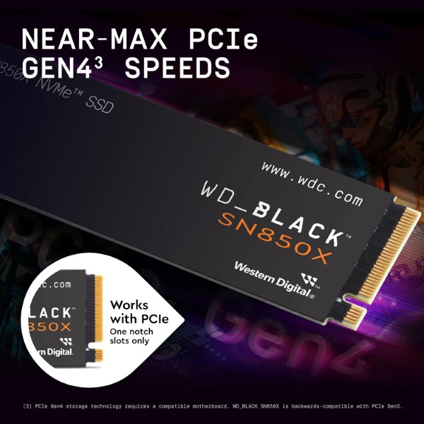 WD Black SN850X 8TB Gen4 PCIe NVMe M.2 Internal SSD