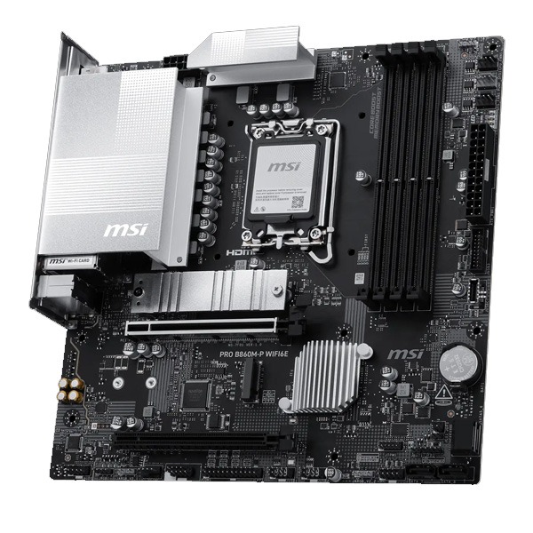 MSI B860M-P Wifi 6E DDR5 Intel LGA 1851 M-ATX Motherboard