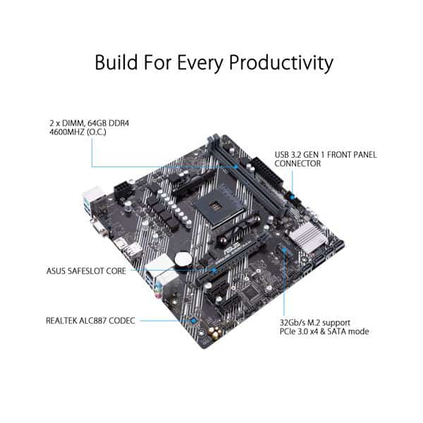 Asus Prime A520M-K Motherboard