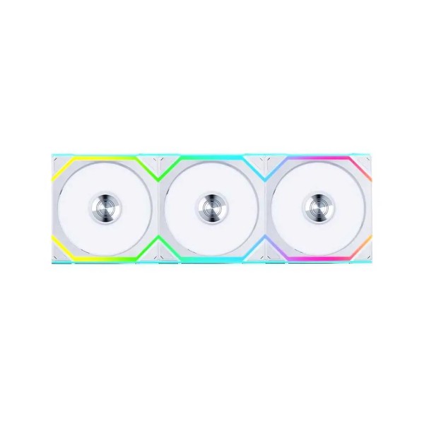 Lian-Li Uni Fan SL120 Wireless White ARGB 120mm 3-Fan kit Cabinet Fans (White)