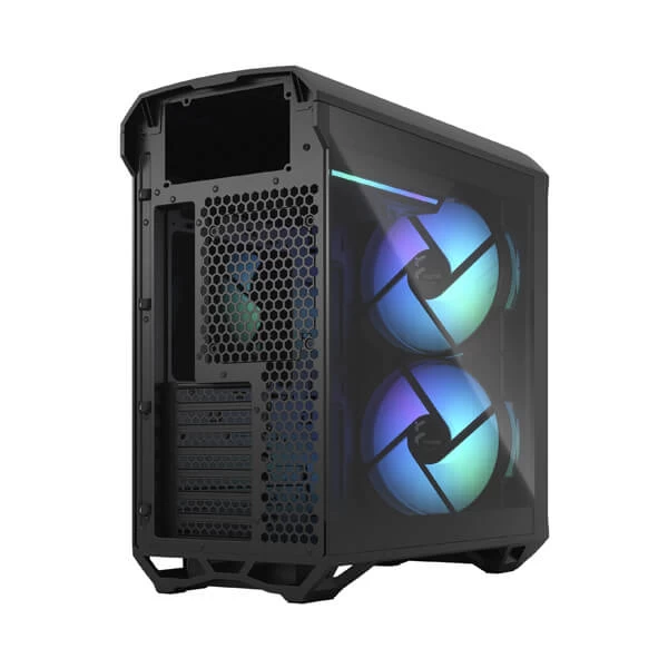 Fractal Design Torrent Compact RGB Black TG Light Tint Mid-Tower ATX Cabinet with Front Mesh & Side Glass Panel