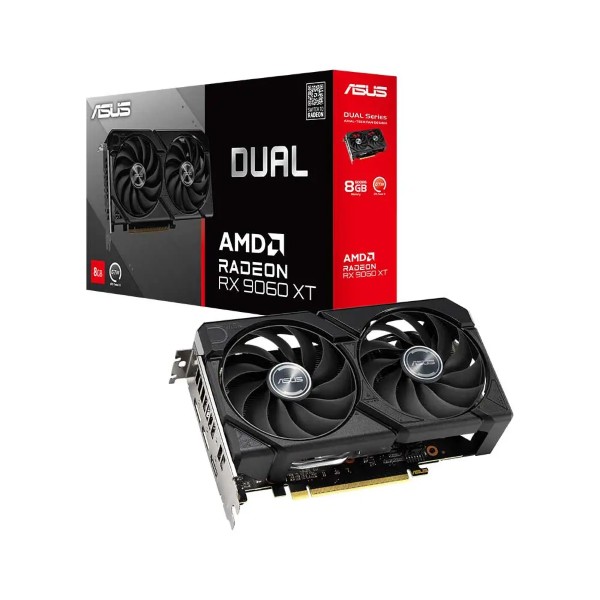 ASUS Dual Radeon RX 9060XT 8GB GDDR6 Graphics Card