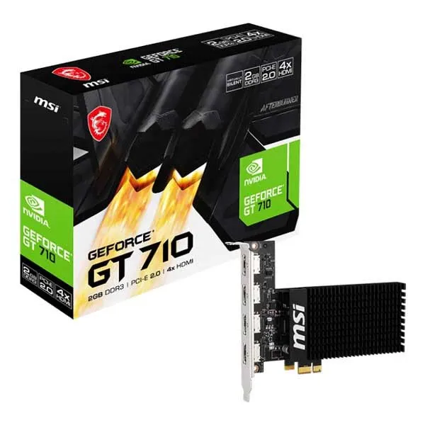 MSI GeForce GT710 2GD3H 2GB 4HDMI DDR3 Graphic Card