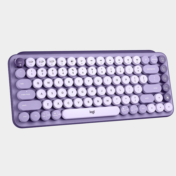 Logitech POP Keys Wireless Mechanical Keyboard(Cosmos)