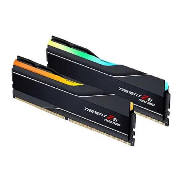G.Skill Trident Z5 NEO RGB 64GB (32GB x 2) 6000MHz DDR5 CL36 Desktop Memory with AMD Expo (Black)
