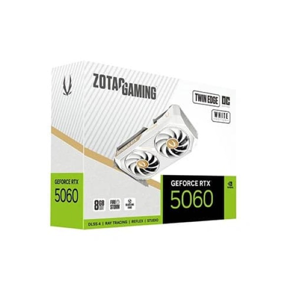 Zotac Gaming RTX 5060 Twin Edge OC White 8GB GDDR7 Graphics Card
