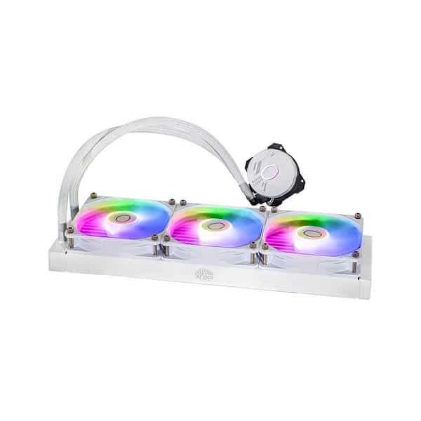 Cooler Master MasterLiquid 360L Core WH ARGB 360mm All-in-One Liquid CPU Cooler (White)