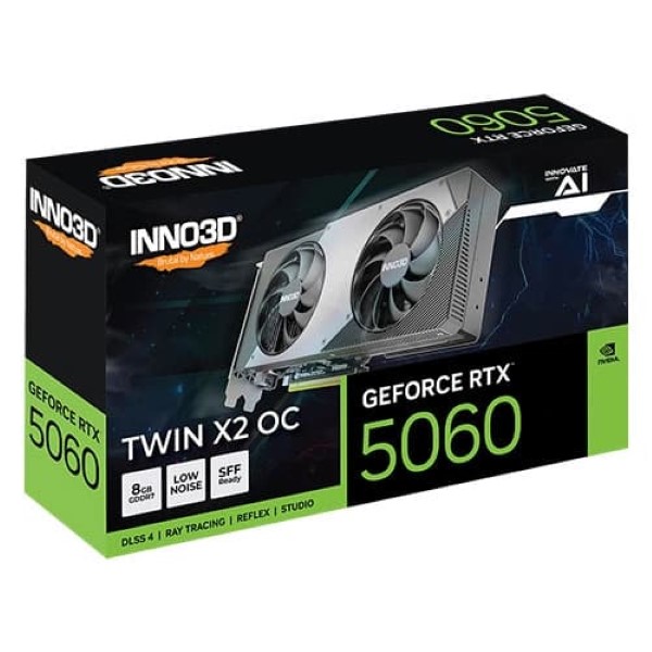 Inno3D RTX 5060 Twin X2 OC 8GB GDDR7 Graphics Card