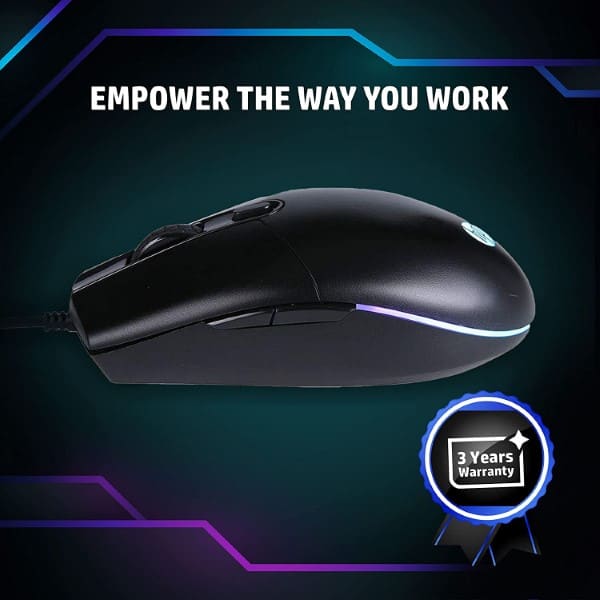 HP M260 RGB USB Wired Gaming Mouse with Adjustable DPI Button