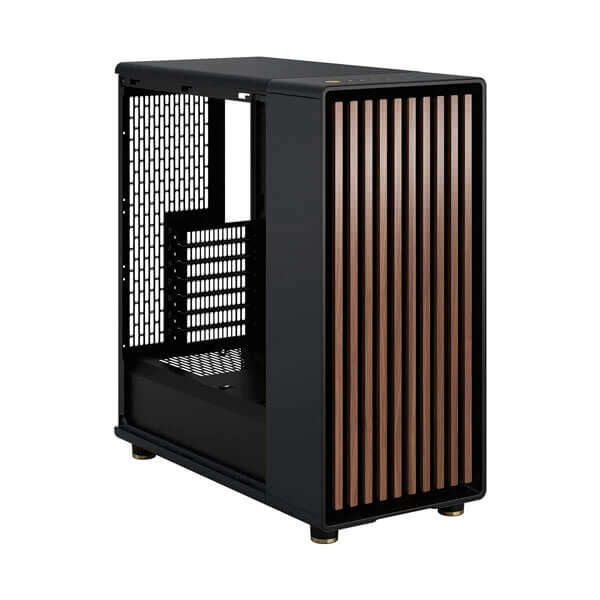 Fractal Design North Charcoal TG Dark Mid-Tower ATX Gaming Cabinet (Black)