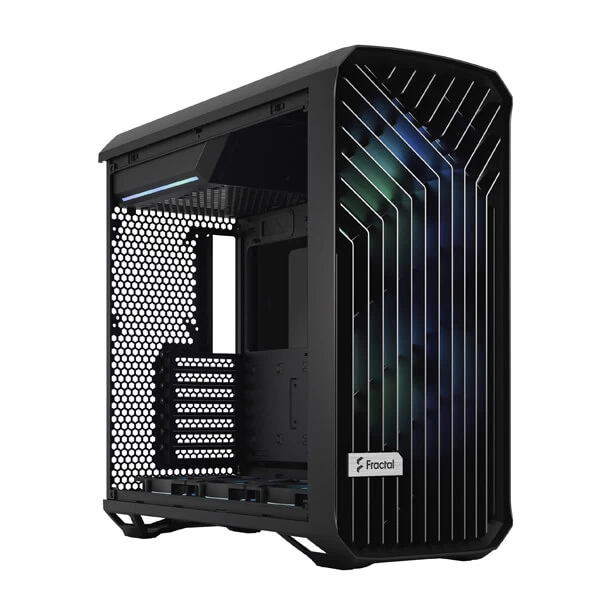 Fractal Design Torrent RGB Black TG Light Tint Mid-Tower ATX Cabinet with Front Mesh & Side Glass Panel