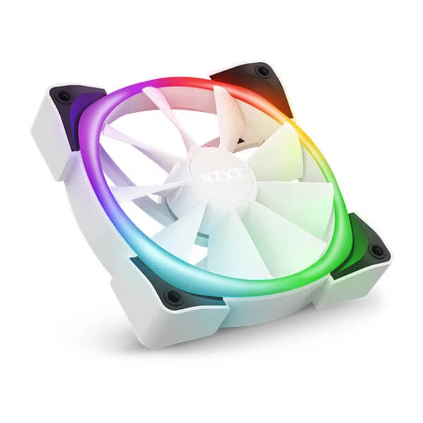 NZXT AER RGB 2 120mm Cabinet Fan-White (Single Pack)