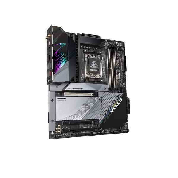 Gigabyte X670E Aorus Master AMD AM5 LGA 1718 DDR5 E-ATX Motherboard for Ryzen 7000 Series Desktop Processors