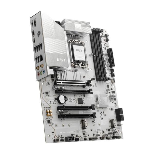 MSI Pro Z890-S Wifi6E White Intel LGA 1851 Ddr5 Atx Motherboard(White)
