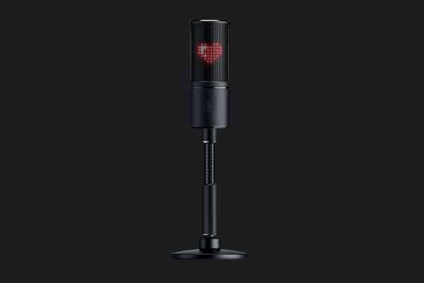 Razer Seiren Emote Streaming Condenser Microphone with Emoticon Display