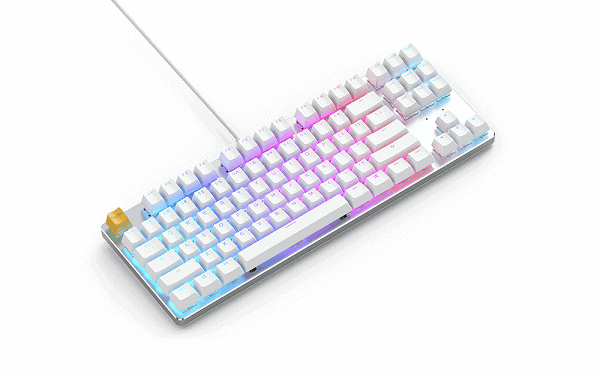 Glorious GMMK TKL White Mechanical Keyboard
