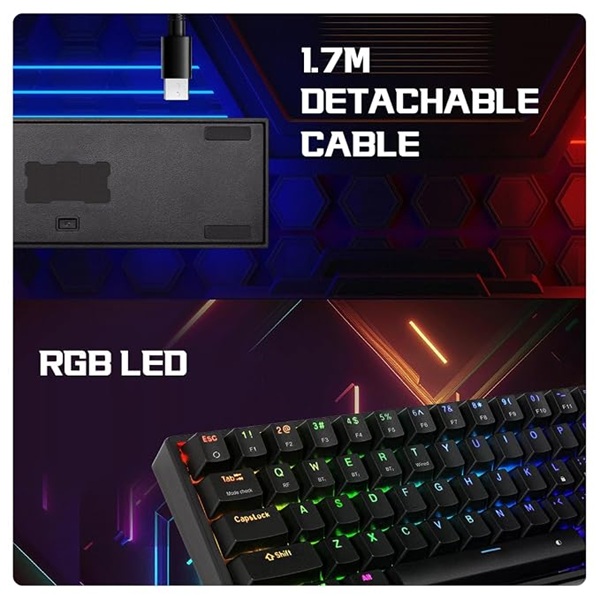 Cosmic Byte CB-GK-40 Artemis Wireless Mechanical Gaming Keyboard (Black)