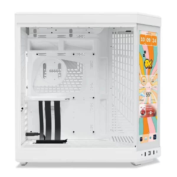 Hyte Y70 Touch Infinite Snow Mid-Tower E-ATX Cabinet (White)