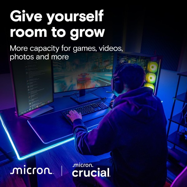 Crucial T710 4TB Gen 5 PCIe NVMe M.2 SSD