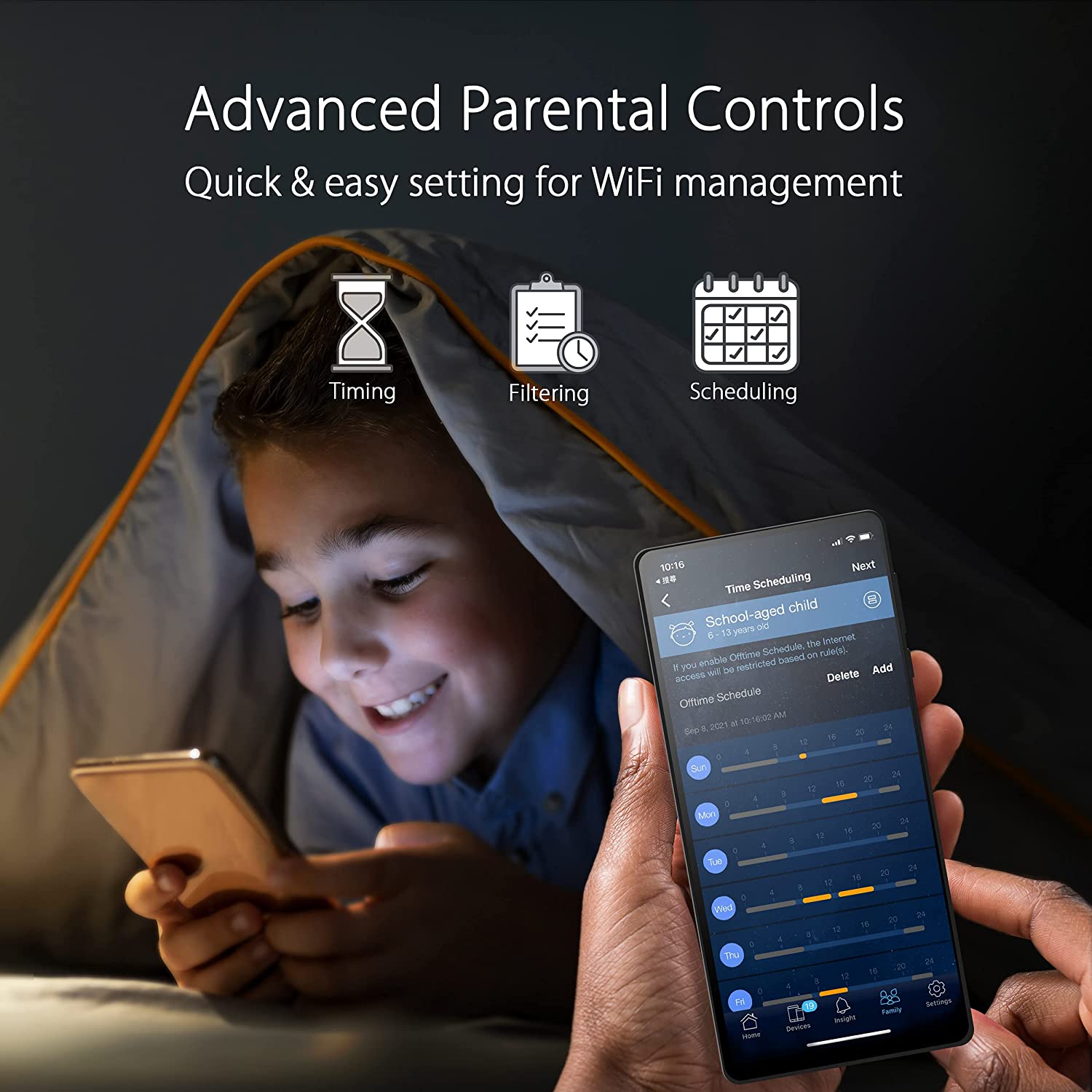 ASUS Zen WiFi (XT8) Black AX-6600 Whole-Home Tri-Band Mesh WiFi 6 System 2 Pack