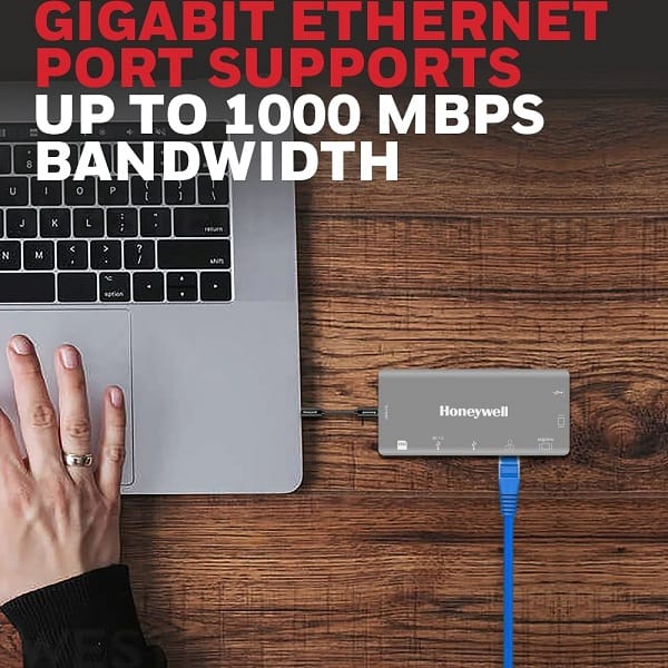 HONEYWELL ULTRA DOCK 8 IN 1 TYPE-C MULTI DEVICE ADAPTOR INCLUDING HDMI AND SD CARD SLOT