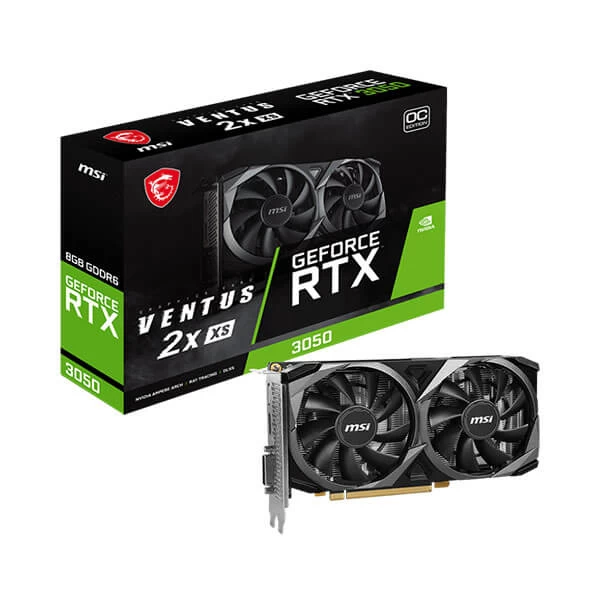 Msi RTX 3050 Ventus 2X XS OC 8GB GDDR6 Graphics Card