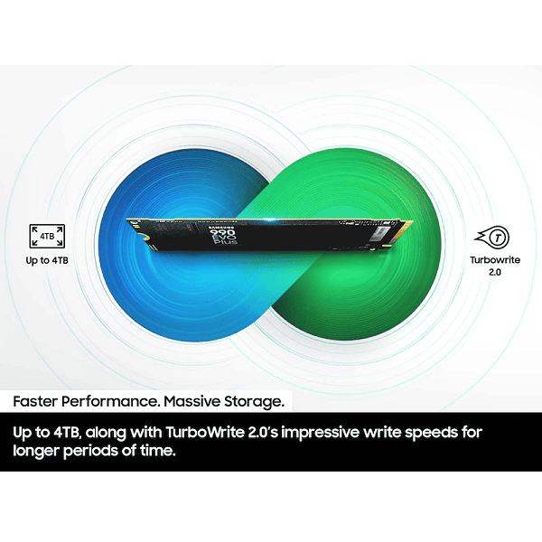 Samsung 990 Evo Plus 2Tb M.2 NVMe PCIe Gen 4.0 internal SSD (MZ-V9S2T0B)