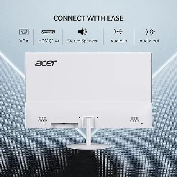 Acer SA272 P1 27-Inch FHD 144hz 1ms Ultra Slim Gaming Monitor (White)
