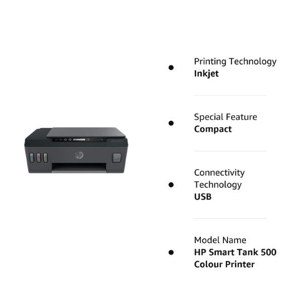 HP Smart Tank 500 Multi Function Color Printer