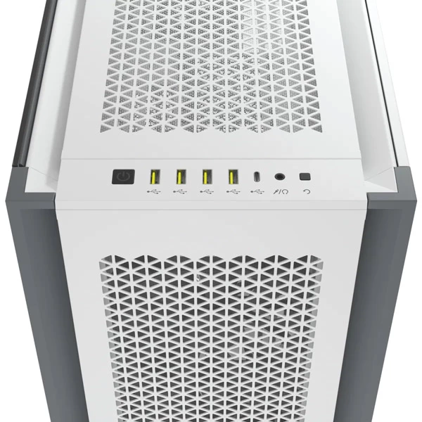 Corsair 7000D Airflow White Full-Tower ATX Cabinet (White)