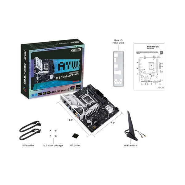 Asus B760M-AYW WiFi Intel LGA1700 M-ATX Motherboard